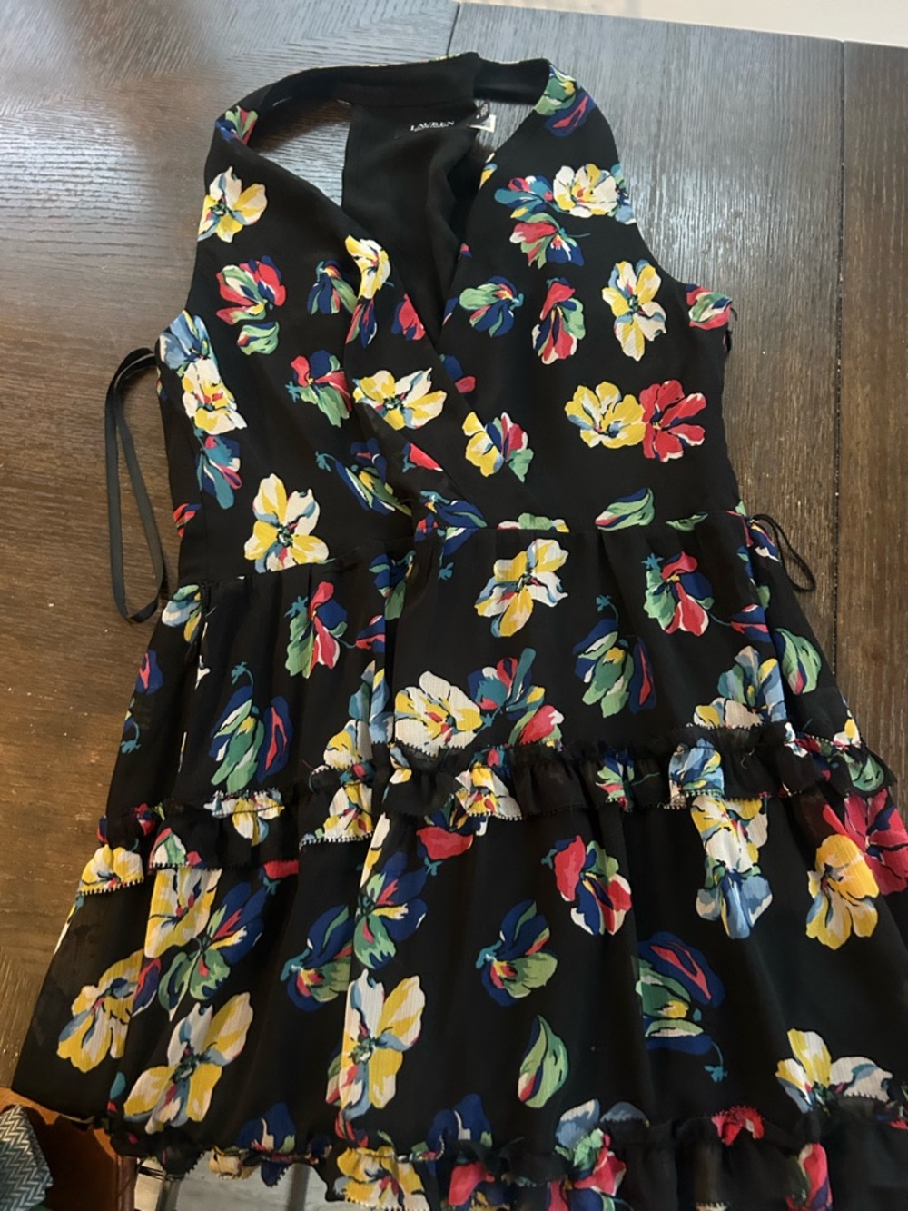 Ralph Lauren halter size 10 floral dress